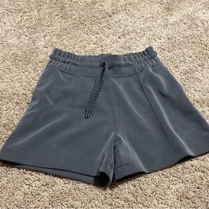 Black lululemon softstreme shorts
